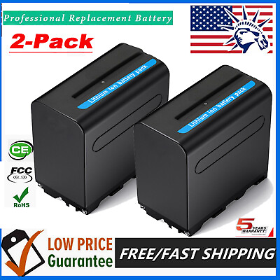 #ad 2X F970 F980 Exp Replacement Battery for Sony NPF950 NP F960 NP F970 NP F990 PRO $18.99