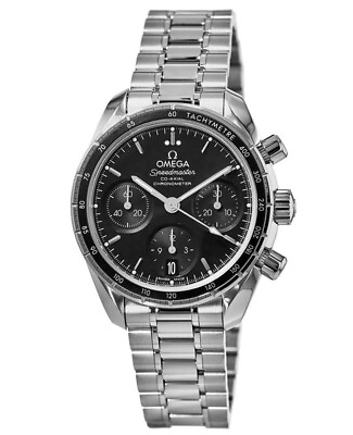 #ad New Omega Speedmaster Black Dial Unisex Watch 324.30.38.50.01.001 $4352.40