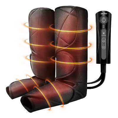#ad SEJOY Leg Massager Machine Heat Air Compression Circulation Relaxation Foot Calf $49.99