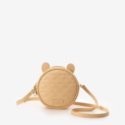 Disney x Samantha Thavasa Winnie the Pooh Quilting Shoulder Bag Ear removable $244.99