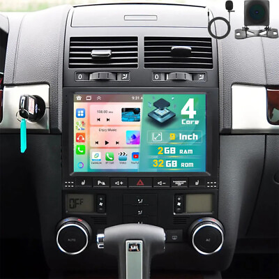 #ad FOR VW TOUAREG 2003 2010 ANDROID 13 CAR NAVI GPS APPLE CARPLAY STEREO RADIO 9#x27;#x27; $138.89