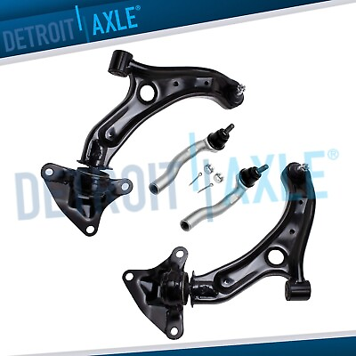 #ad For 2009 2010 2011 Fit Insight 1.5L 4pc Front Lower Control Arm amp; Tie Rod Kit $111.44