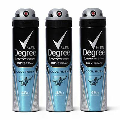 #ad Degree Men Antiperspirant Deodorant Dry Spray Cool Rush With MotionSense for $22.27