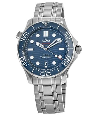 #ad New Omega Seamaster Diver 300M Blue Dial Steel Men#x27;s Watch 210.30.42.20.03.001 $4550.49