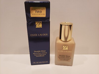 #ad Estee Lauder Double Wear Stay In Place Foundation #1W0 Warm Porcelain 1 Fl Oz $29.99