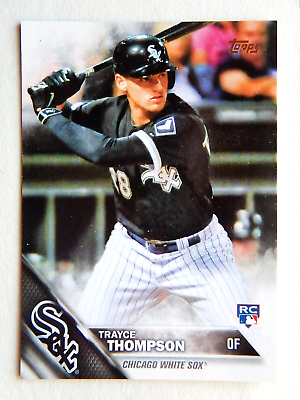 #ad Trayce Thompson #62 Topps 2016 Baseball Card Chicago White Sox LN $1.79