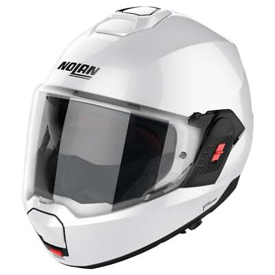 #ad Nolan N120 1 Classic N COM 005 Metal White Modular Helmet New Fast Shipping $273.15