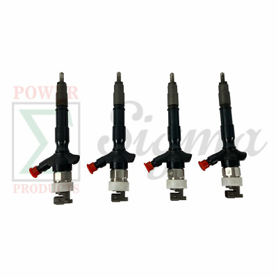 #ad 4PCS Denso Style Injector 095000 8290 8220 8560 23670 0L050 For Hiace HILUX 1KD $499.99