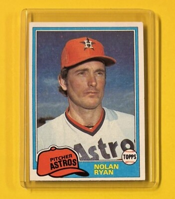 #ad 1981 Topps Set Break #240 Nolan Ryan VF 7.5 Error Cards. Orange Circles ￼ $30.00
