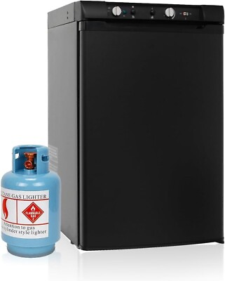 #ad 3 Way Propane Refrigerator 3.5 Cu.ft for Outdoor Caravan with Reversible Door $999.00