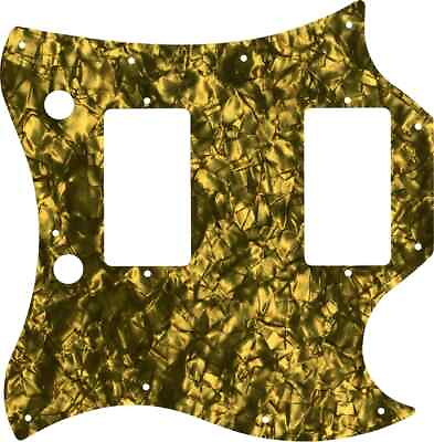 #ad WD Custom Pickguard For Gibson 1963 1970 Full Face SG #28GD Gold Pearl Black ... $54.99