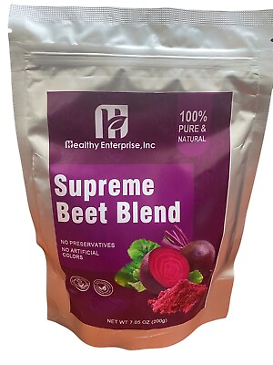 #ad Organic Beet Root Powder Boost Nitric Oxide 7oz Supreme Beet Blend $15.99