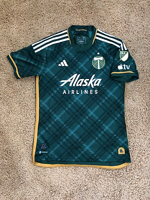#ad Portland Timbers Adidas 2023 2024 MLS Authentic Home Soccer Jersey Size M HY5452 $149.99