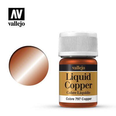 #ad Vallejo Liquid Gold Copper 70.797 NEW Acrylic Paint C $5.99