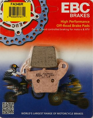 #ad EBC FA346R R Sintered Brake Pads Honda CR125R CR250R 02 07 CRF150R 07 14 REAR $37.93