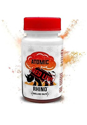 #ad #ad Atomic Rhino Smelling Salts Red Line Ultra Strong Aqua Ammonia.... $18.00