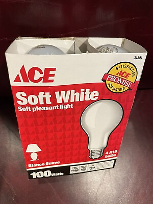 #ad 100 watt light bulbs incandescent light bulbs 100 watt soft white 4 pack New $8.99