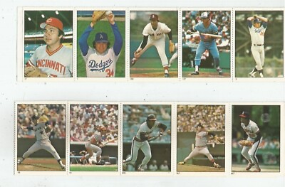 #ad 1982 Fleer Stamps complete baseball set with 39 different strips 10 stamps per $22.50