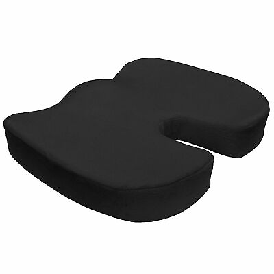 #ad Memory Foam Coccyx Orthopedic Seat Cushion Support Pain Relief Velvet Cover $18.99