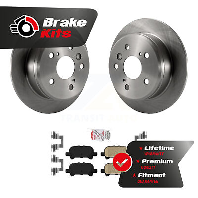 #ad Rear Disc Brake Rotors And Ceramic Pads Kit For 2000 2001 Toyota Camry $81.49