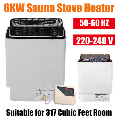 #ad 6kw Fast Electric Heater for Indoor w EXTERNAL Controller Safety for Home $359.99