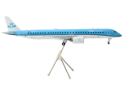 #ad Embraer E195 E2 Commercial Aircraft KLM Cityhopper Blue White Gemini 200 Series $106.83
