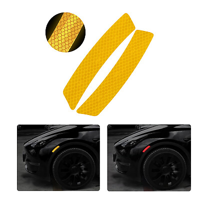 #ad Reflective wheel header stickers safety warning strips tape reflective stickers $8.99