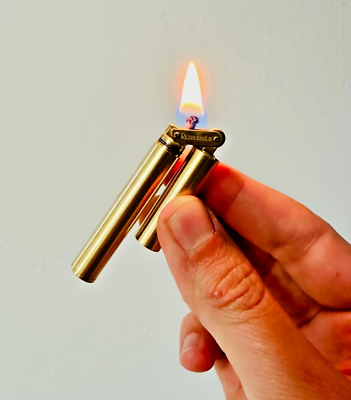 #ad Lighter Kerosene Copper Lighter Stick lighter Windproof Brass Lighter USA $24.95