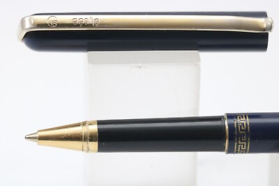 #ad Vintage c1986 92 Elysee No. 50 Antique Blue Rollerball Pen GT New Refill GBP 17.99