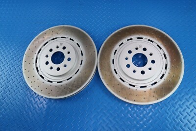 #ad Maserati Levante S Trofeo front brake disc dimpled rotors TopEuro #12017 $495.00