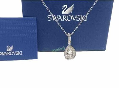 #ad Swarovski Crystal Stone Necklace Pendant amp; Chain. Brand New. #1156256 $29.99