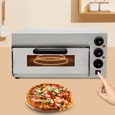 #ad For 14quot; Pizza Indoor Commercial Countertop Pizza Oven Single Deck Pizza Marker $161.10