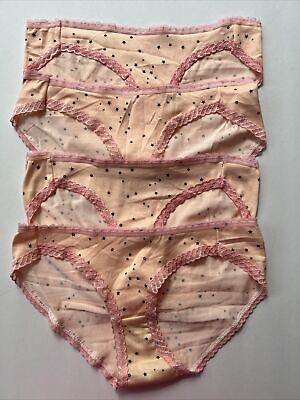 #ad Set 4 Cotton Comfortable Women Panties Lingerie Underwear XS $4.95