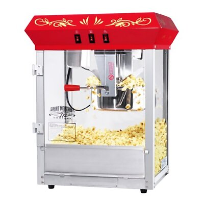#ad 6100 Great Northern Popcorn Red Countertop Foundation Popcorn Popper Machine 8 $226.50