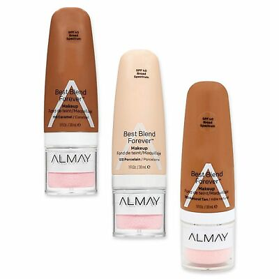 #ad （1） Almay Best Blend Forever Makeup Foundation SPF40 Choose Shade $6.99