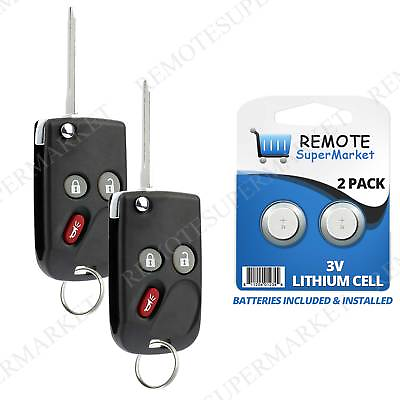#ad 2 Replacement for 2003 2006 Hummer H2 Remote Car Keyless Entry Flip Key Fob $18.95