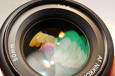#ad Nikon AF Nikkor 50mm F 1.4 Autofocus Lens near mint $197.32