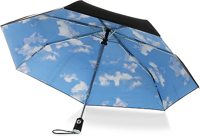 #ad Sky Print Auto Open Close Umbrella by Under Canopy: One Size $43.99