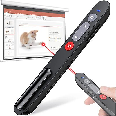 #ad Laser Pointer for Cats Dogs 2.4GHz Wireless Presentation Clicker for PowerPoint $12.99