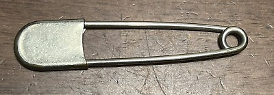#ad Vintage 5quot; Long Safety Pins Laundry Military Collectible $10.00