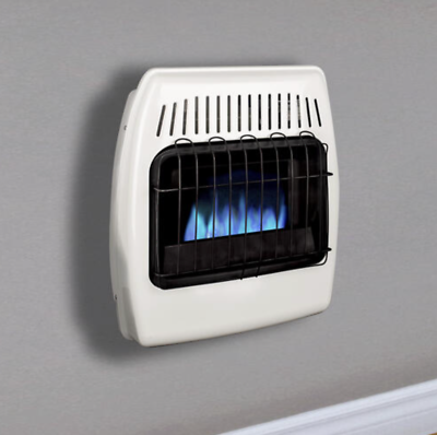 Dual Fuel Vent Free Convection Wall Heater Thermostatic Blue Flame 10000 BTU $217.97