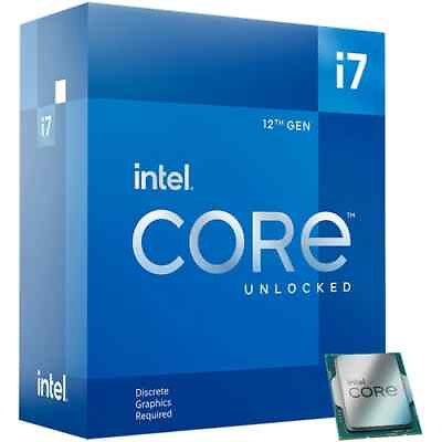 #ad #ad Intel Core i7 12700KF Desktop Processor 12 Cores 20 Threads LGA1700 Unlocked $209.99