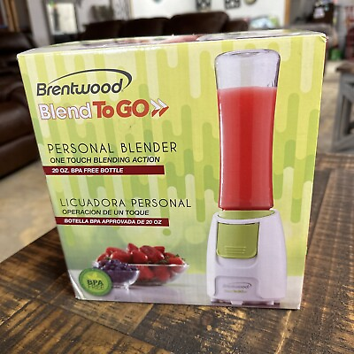 #ad Brentwood Blend To Go 20oz BPA Free Personal Blender White New In Box $35.99