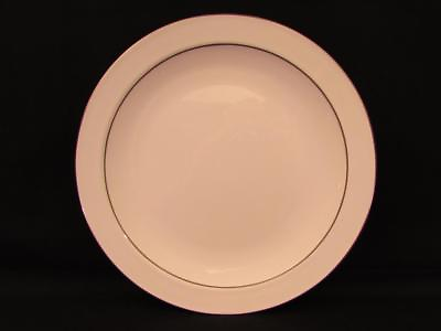 #ad Platinum Edge by Corning Centura Salad Plate White Platinum Trim b190 $6.29
