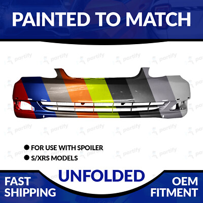 #ad NEW Painted To Match 2005 2008 Toyota Corolla S XRS Unfolded Front Bumper $201.99