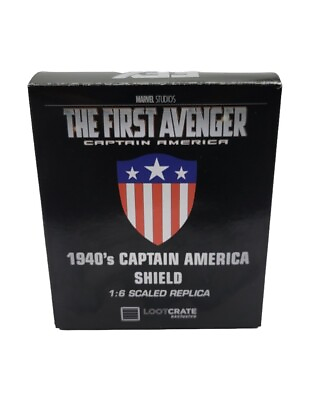 #ad eFX Collectibles Marvel Captain America 1940#x27;s Mini Shield Replica Brand New $19.99