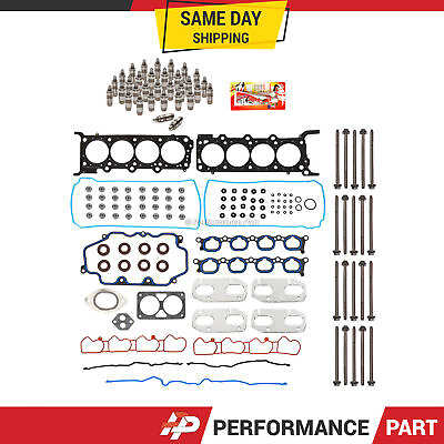 #ad Head Bolts Lifters Head Gasket Set Fit 03 04 Ford Mustang 4.6 32 Valve VIN R $170.99