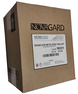 #ad Novagard Novaflex Metal Roof amp; Panel Caulk Adhesive Sealant $105.99