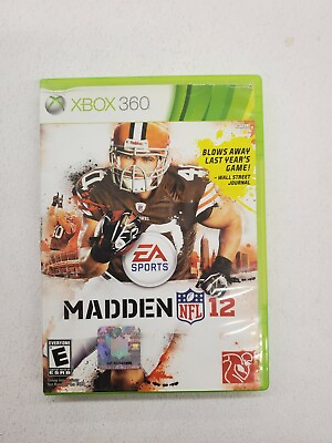 #ad Xbox 360 : Madden NFL 12 VideoGames $5.99