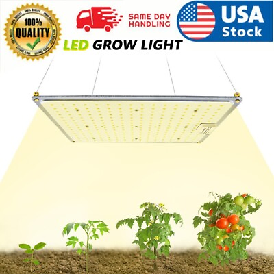#ad 1000W LED Grow Light Full Spectrum for All Indoor Plants Veg Bloom Dimmable $30.98
